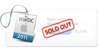 WWDC 2011 sold out sign