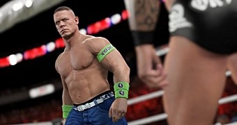 John Cena's menacing look