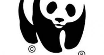 The WWF logo, the Panda Bear