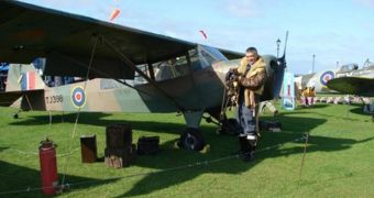 A 1944 Taylor Craft Auster used in World War II is selling on eBay