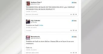 The return of Twinkies has made a splash on Twitter
