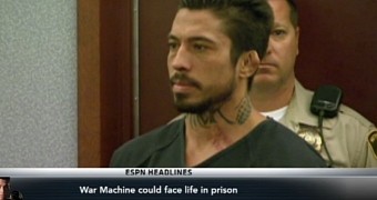 MMA fighter War Machine is facing life in prison on 32 charges stemming from the brutal beating of his ex
