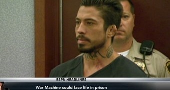 War Machine is now in jail, facing a life sentence from charges stemming from brutal attack on ex-girlfriend Christy Mack