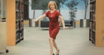 Watch: “A Blonde Comes Into the Library” Commercial