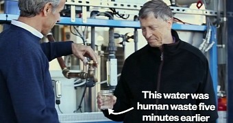 Watch: Bill Gates Drinks Water Made from Poop, No Joke