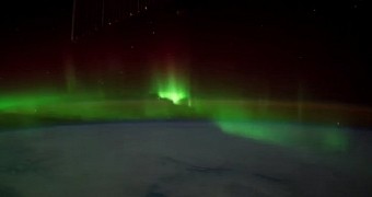 Video shows what the aurora borealis looks like when observed from space