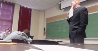 Students play an epic prank on professor
