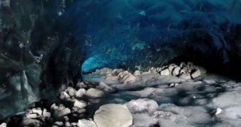 Stunning footage of ice caves in Alaska hits the public eye