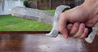 Forging a sword at home is oddly easy