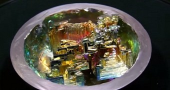 Cool video shows how to make bismuth crystals at home