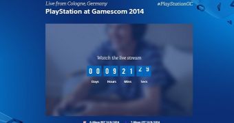 Sony PlayStation Gamescom 2014 coundown