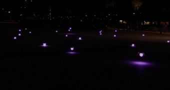 Watch This Video to See 49 Quadrocopters Doing Cool Maneuvers in the Night Sky