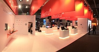 Canonical's booth at MWC 2015