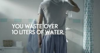 Colgate says some people waste 10 liters of water while brushing their teeth