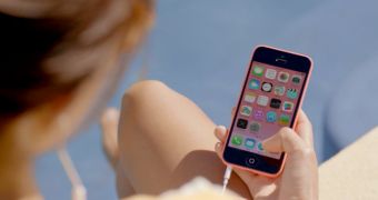 A still from the iPhone 5C video
