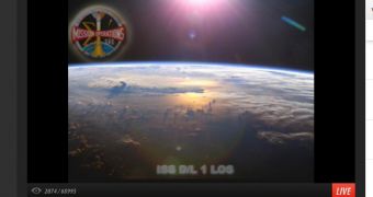 There's a live stream of a our planet from the ISS
