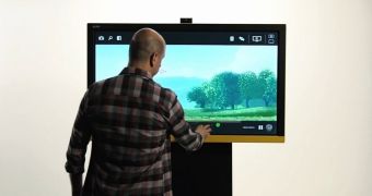The TV will run Windows 8.1 and come with multi-touch support