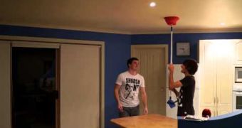 A water bowl prank gets an unexpected twist