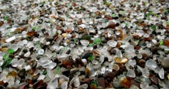 Waves Turn Polluted Beach into Glass Paradise
