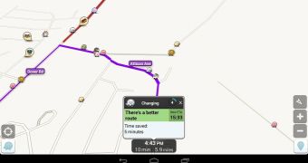 Waze for Android (screenshot)