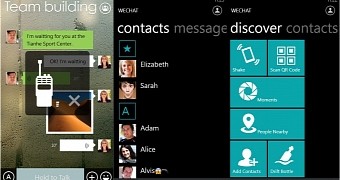 Wechat for Windows Phone (screenshots)