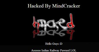 Indian Railways website hacked by Pakistani hacker