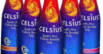Celsius soft drink boosts the metabolism and encourages fat burning