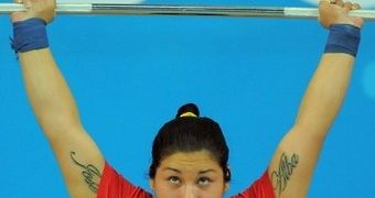 Olympic weightlifter Elizabeth Poblete gave birth when she didn’t even know she was pregnant