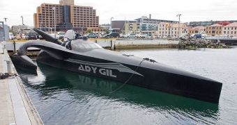 The Ady Gil was destroyed earlier this month by a collision with a Japanese whaling fleet