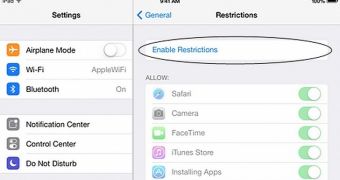 Enable Restrictions for Kids on iOS