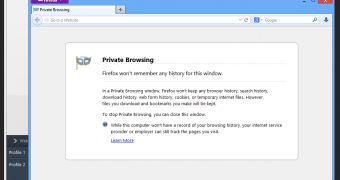Per-window Private Browsing in Firefox 20 Beta