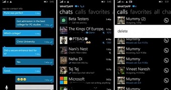 WhatsApp beta for Windows Phone (screenshots)