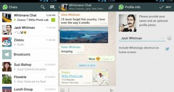 WhatsApp Messenger for Android (screenshots)