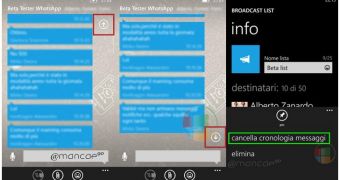 WhatsApp Beta for Windows Phone (screenshots)