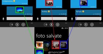 WhatsApp Messenger for Windows Phone (screenshot)