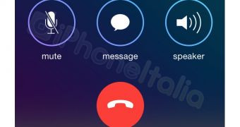 WhatsApp's voice calling screen