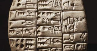 Sumerian cuneiform clay tablet