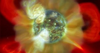 Young Sun fired energetic particles and radiation towards Earth