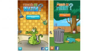 Where’s My Water and Where’s My Perry for Windows Phone 8