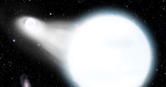 Two white dwarfs have been discovered on the brink of a merger