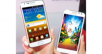 White Samsung Galaxy S II HD LTE