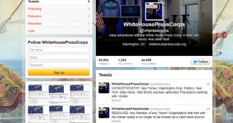 White House Press Corps Twitter account hacked