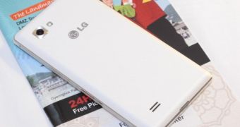 White LG Optimus 4X HD