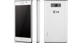 White LG Optimus L7