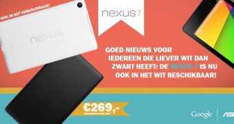 White Nexus 7 (2013) arrives in Europe