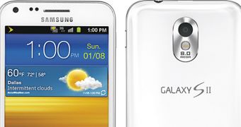 White Samsung Epic 4G Touch