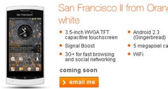 White San Francisco II "Coming Soon" page