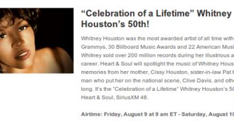 SiriusXM pays tribute to Whitney Houston