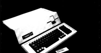 A black and white picture of the Apple /// in the Owner's Guide