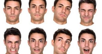 A large set of studies shows that men's faces are generally perceived as angrier and women's faces as happier